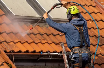 Démoussage et hydrofuge de toiture à Bonnée